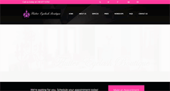 Desktop Screenshot of fluttereyelashboutique.com